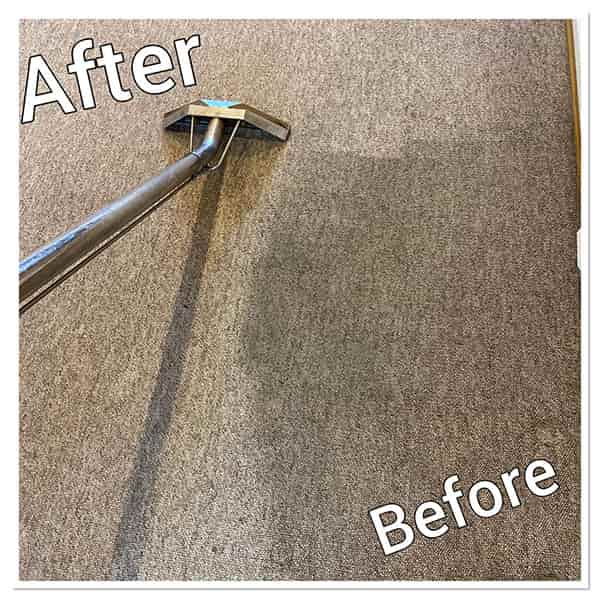 Carpet cleaning - Before After Image