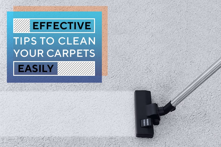 Easy tips to clean your carpet